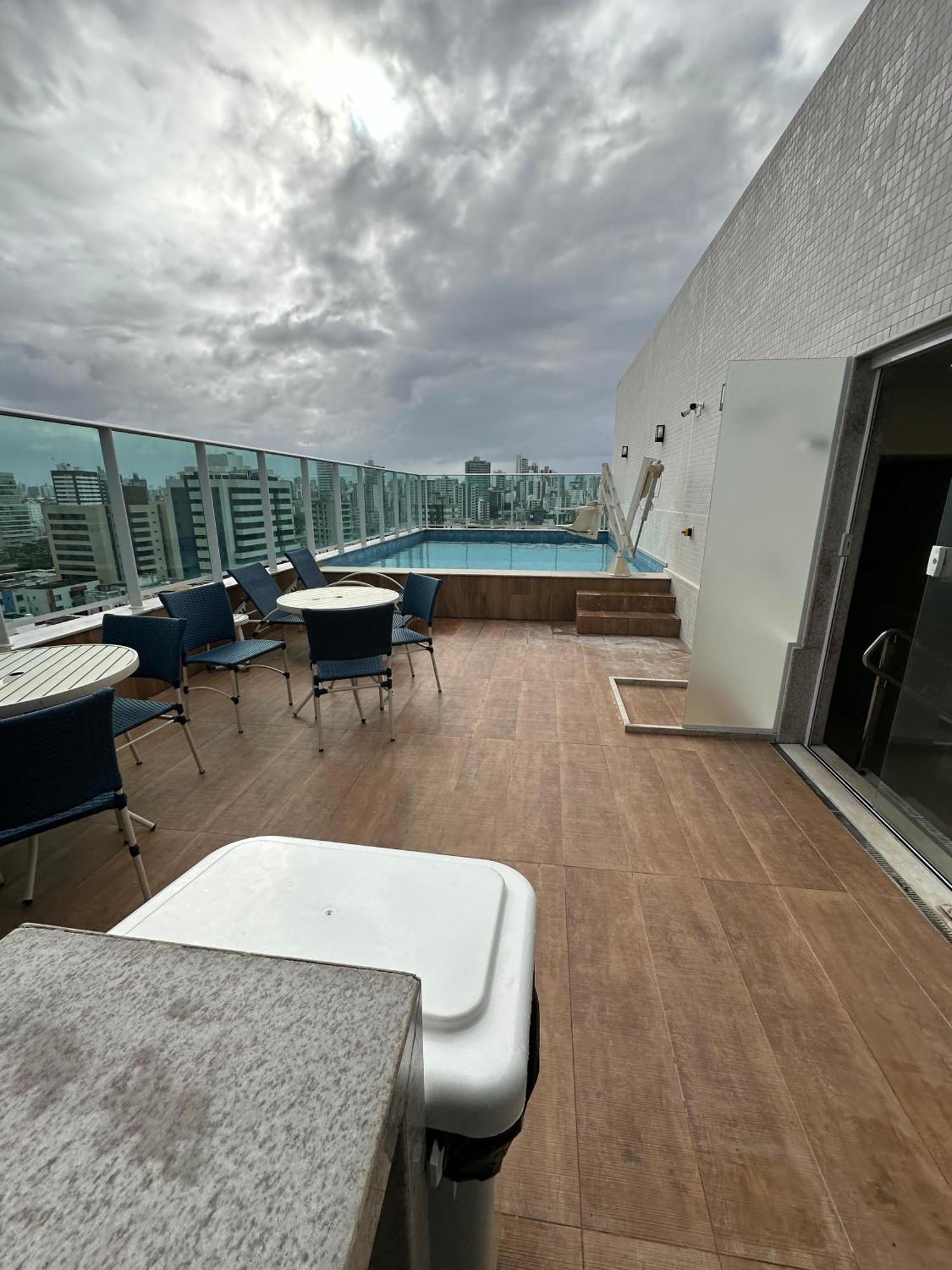 Apartamento Smart Sol Costa Azul Salvador Exterior foto